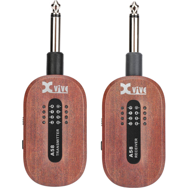 Xvive Audio A58 Sistema Inalámbrico para Guitarra Alcance 30m Calidad 24-Bit