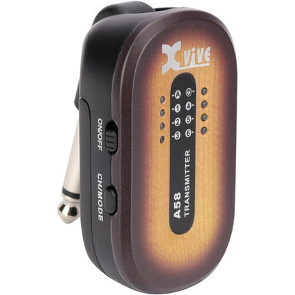 Xvive Audio A58 Sistema Inalámbrico para Guitarra 5.8 GHz 5 Horas Batería