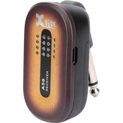 Xvive Audio A58 Sistema Inalámbrico para Guitarra 5.8 GHz 5 Horas Batería