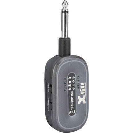 Xvive Audio A58 Transmisor inalámbrico para guitarra alcance 30 m batería 5 h