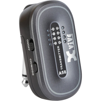 Xvive Audio A58 Transmisor inalámbrico para guitarra alcance 30 m batería 5 h