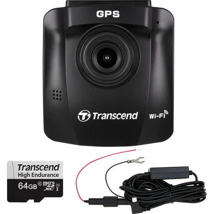 Transcend DrivePro 230 Cámara para Auto 1080p 130° FOV 64GB MicroSD