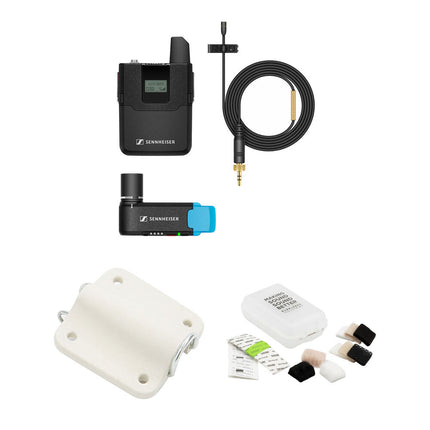 Sennheiser AVX-MKE2 SET Micrófono Lavalier Inalámbrico Blanco 1.9 GHz 15h Batería