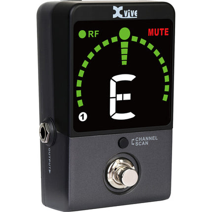 Xvive Audio P58 Sistema Pedal Inalámbrico Guitarra con Afinador 5.8 GHz 100 pies alcance