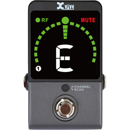 Xvive Audio P58 Sistema Pedal Inalámbrico Guitarra con Afinador 5.8 GHz 100 pies alcance