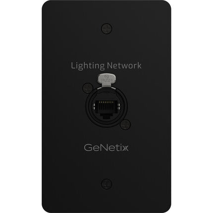 ChamSys GeNetix Placa de Pared de Red con Puerto RJ45 para Caja US