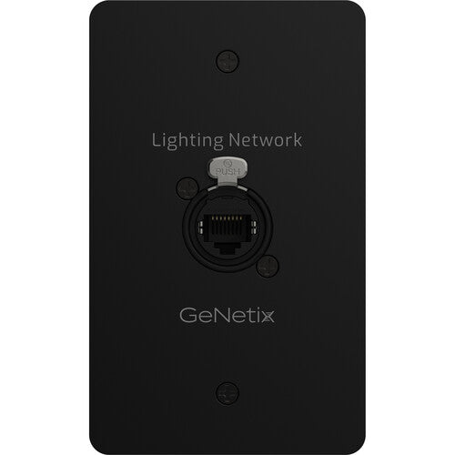 ChamSys GeNetix Placa de Pared de Red con Puerto RJ45 para Caja US