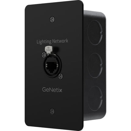 ChamSys GeNetix Placa de Pared de Red con Puerto RJ45 para Caja US