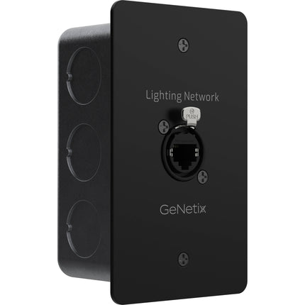 ChamSys GeNetix Placa de Pared de Red con Puerto RJ45 para Caja US