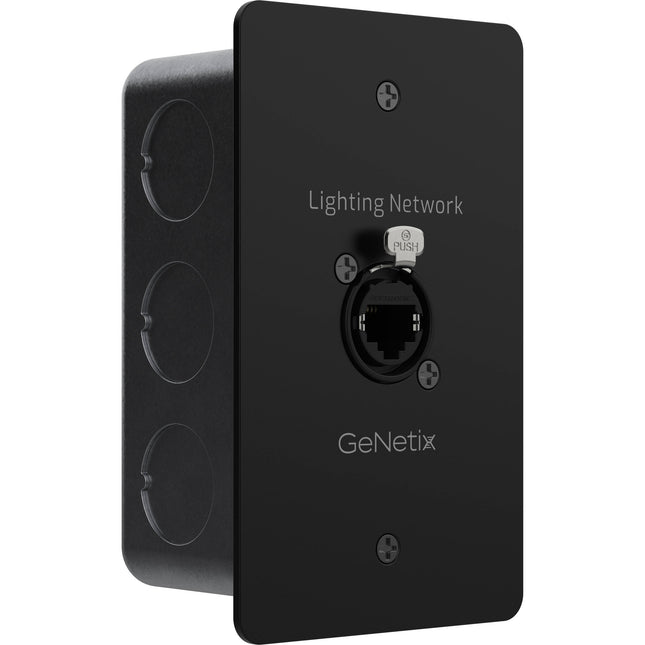 ChamSys GeNetix Placa de Pared de Red con Puerto RJ45 para Caja US
