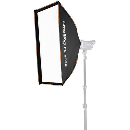 SmallRig FS-6090 Softbox Plegable 60x90 cm para Luces COB LED con Difusores y Rejilla