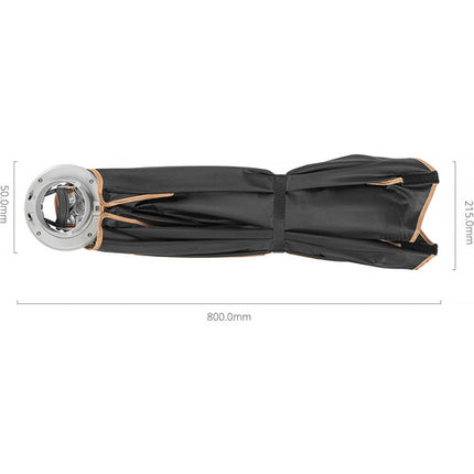 SmallRig FS-30120 Softbox plegable para luz LED COB 30x120 cm con difusores y parrilla
