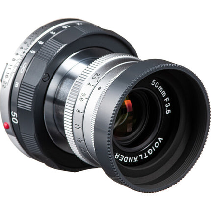 Voigtlander APO-LANTHAR 50mm f/3.5 Lente Manual Full Frame con Parasol