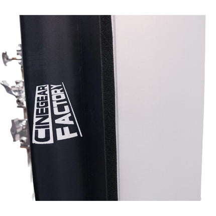 CineGearFactory Air Tube Softbox 4' para luces LED 300W con grid y bolso
