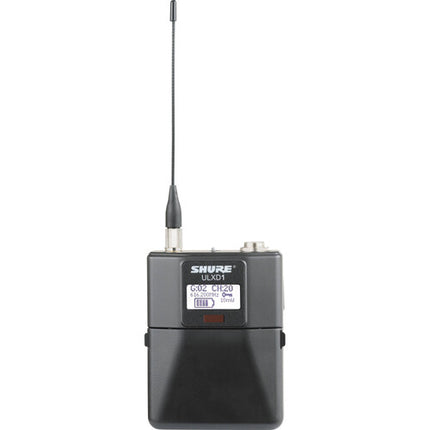 Shure ULXD1 Transmisor Corporal Inalámbrico Digital 12h Batería G57 470-608 MHz