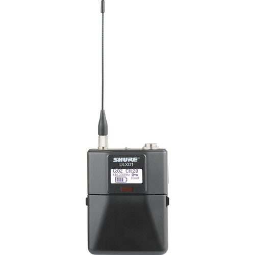 Shure ULXD1 Transmisor Corporal Inalámbrico Digital 12h Batería G57 470-608 MHz