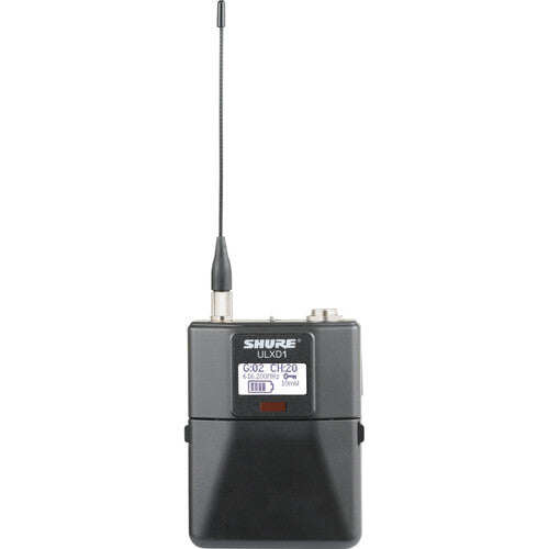 Shure ULXD1 Transmisor Inalámbrico Digital Bodypack TA4M 12 Horas Batería