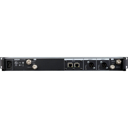 Shure ULXD4D Receptor Inalámbrico Digital de Doble Canal 2 Canales 138 MHz