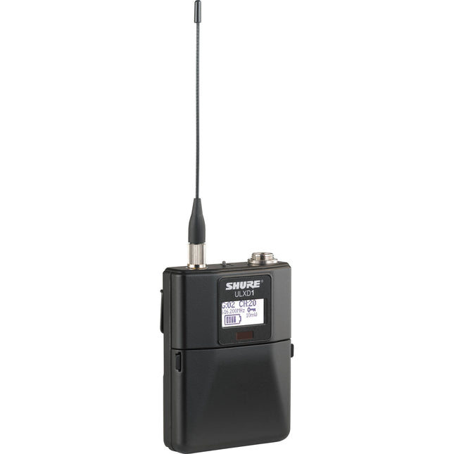 Shure ULXD1 Transmisor Inalámbrico Digital Bodypack TA4M 12 Horas Batería