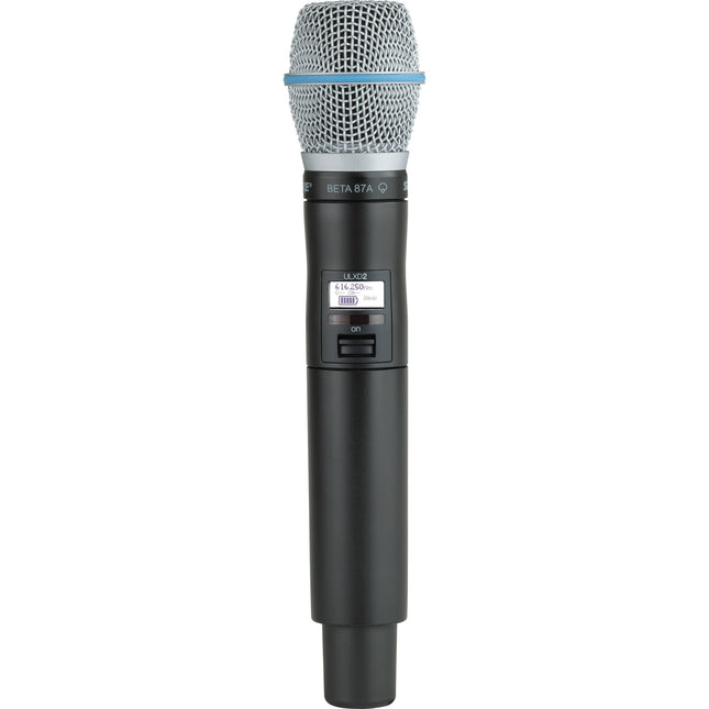 Shure ULXD2/B87A Micrófono Inalámbrico Digital Mano Beta 87A 138 MHz Gama