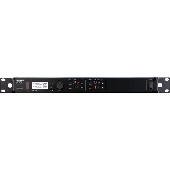 Shure ULXD4D Receptor Inalámbrico Digital de Doble Canal 2 Canales 138 MHz
