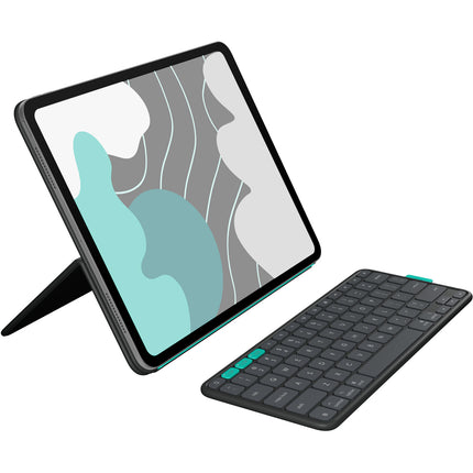 Logitech Flip Folio para iPad Air Pro 13" Funda con Teclado Bluetooth Gris
