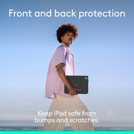 Logitech Flip Folio para iPad 11 con teclado integrado y Pencil digital