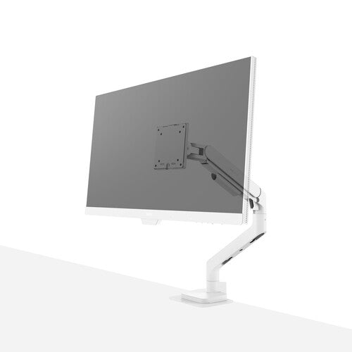 BenQ Single Ergo Arm Soporte para Monitor Blanco Ajustable 17 a 45 Pulgadas 22.4 Pulgadas Extensible