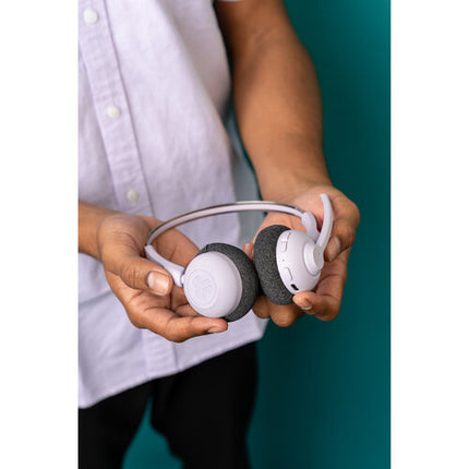 JLab GO Work POP Auriculares inalámbricos On-Ear drivers 40mm batería 55h Lilac
