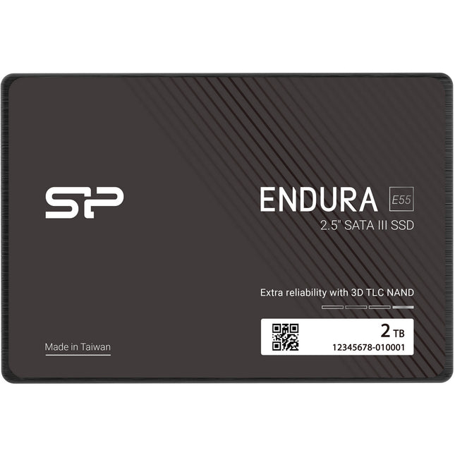 Silicon Power 2TB Endura E55 SSD Interno SATA III 2.5 Pulg 500MB/s Lectura 450MB/s Escritura Garantía 3 Años