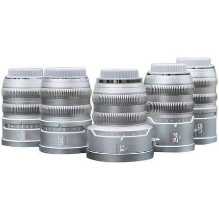 CHIOPT AURA Cinema Kit 5 Lentes Full Frame 16 24 35 50 85mm Funda Rigida