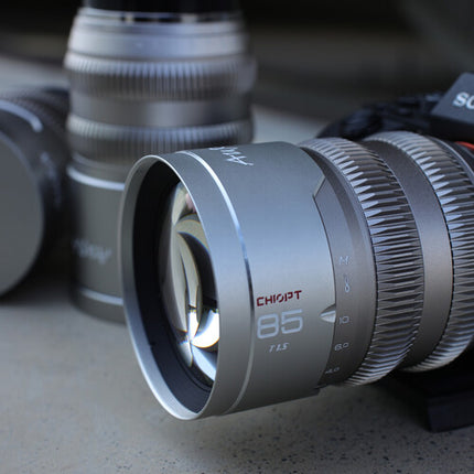 CHIOPT AURA Cinema Kit 5 Lentes Prime Full Frame 16 85mm con Estuche