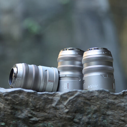 CHIOPT AURA Cinema Kit de 5 lentes Leica L 16-85mm T1.5 T2.2 con estuche rígido