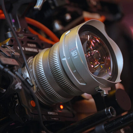 CHIOPT AURA 16mm T2.2 Objetivo de Cine Canon RF F2.2 a T22 9.8" Distancia Mínima de Enfoque
