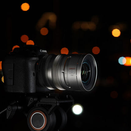 CHIOPT AURA 35mm T1.5 Lente de Cine Sony E Full Frame 14.2" Distancia mínima de enfoque