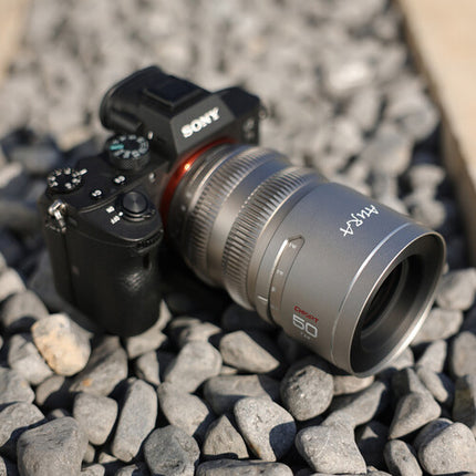 CHIOPT AURA 50mm T1.5 Lente de Cine para Canon RF apertura T1.5 y 72mm filtro