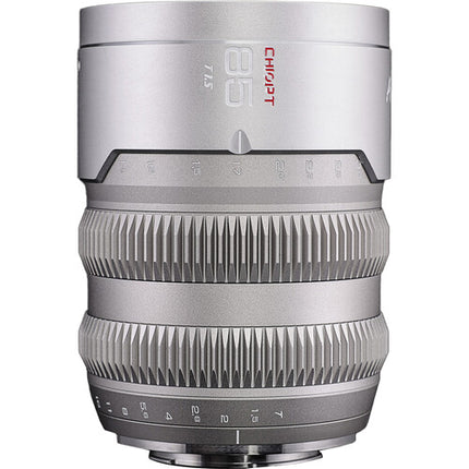CHIOPT AURA 85mm T1.5 Lente de Cine Canon RF Full Frame F2.8 35.8" Distancia Mínima de Enfoque