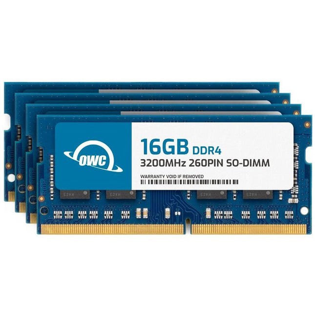 OWC 64GB DDR4 3200 MHz SO-DIMM Kit de memoria 4x16GB 260 pines