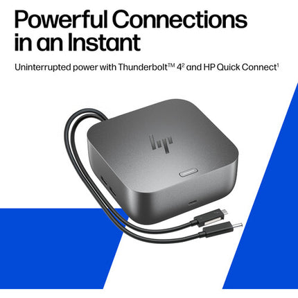 HP Thunderbolt 4 280W Ultra G6 Dock Estación de Acoplamiento 5K 60Hz 4 Pantallas