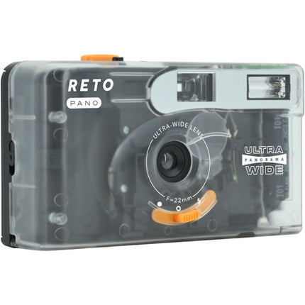 Reto Project PANO Cámara de Película 35mm Lente 22mm Flash Integrado