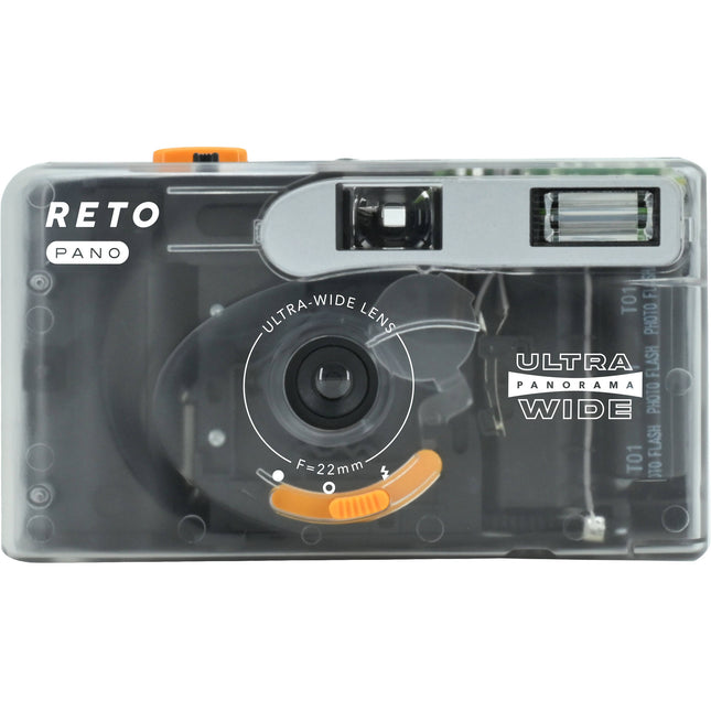 Reto Project PANO Cámara de Película 35mm Lente 22mm Flash Integrado