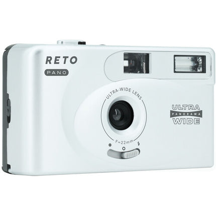 Reto Project PANO Cámara de película 35mm objetivo 22mm f9.5 flash incorporado