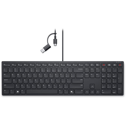 Dell KB525C Pro Teclado Colaboración USB-C 15 Teclas Programables Resistant al Derrame