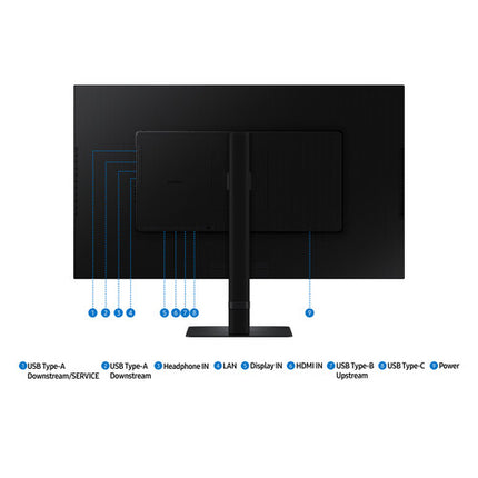 Samsung ViewFinity S80UD Monitor 32" 4K UHD HDR10 USB-C 90W