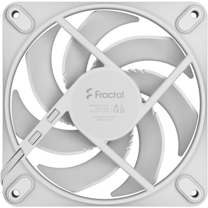 Fractal Design Momentum 12 Ventilador 120mm 2200 rpm 67 CFM Blanco