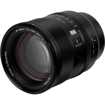 Viltrox AF 85mm f1.4 Pro FE Objetivo Retrato para Sony E Full-Frame 2.6' Enfoque Mínimo