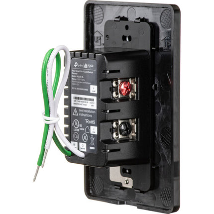 TP-Link HS220 Interruptor Inteligente Wi-Fi con Regulador Negro 2.4GHz