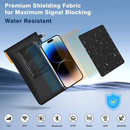 TechProtectus Faraday Funda para Smartphone Bloqueo WiFi Bluetooth Doble Capa