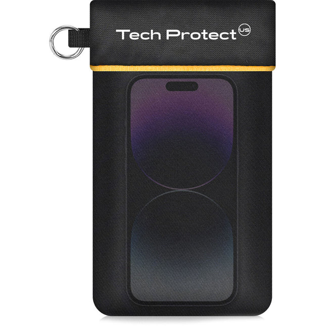 TechProtectus Faraday Funda para Smartphone Bloqueo WiFi Bluetooth Doble Capa