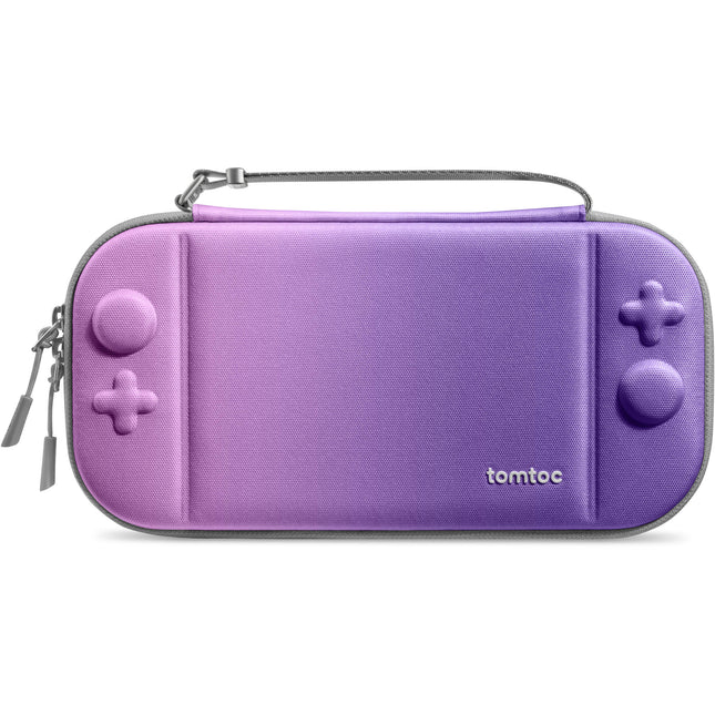 tomtoc FancyCase-G05 Estuche Delgado para Nintendo Switch 2 Iris Purple 12 Ranuras para Juegos Resistente al Agua